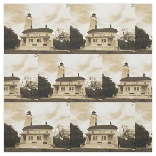 Tissu Phare de Sandy Hook (Échantillon)