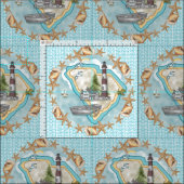 Tissu Phare de South Carolina Shells (Carreau)