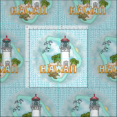 Tissu Phare d'Hawaii (Carreau)