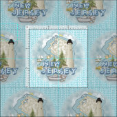 Tissu Phare du New Jersey (Carreau)