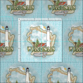 Tissu Phare du Wisconsin (Carreau)