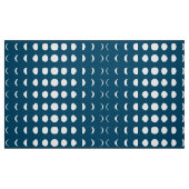 Tissu Phases de la Lune sur Deep Midnight Blue (Fat Quarter)