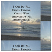 TISSU PHILIPPIENS INSPIRANTS 4:13 SCRIPTURE VERSE (Fermer)