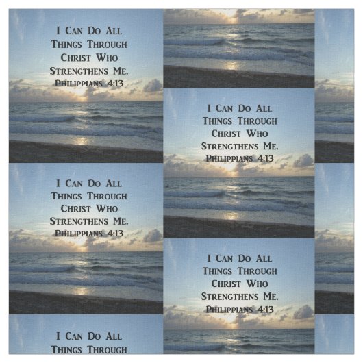 TISSU PHILIPPIENS INSPIRANTS 4:13 SCRIPTURE VERSE (Échantillon)