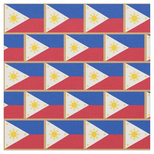 Tissu Philippine Flag & Philippines, mode Sport textile (Fermer)