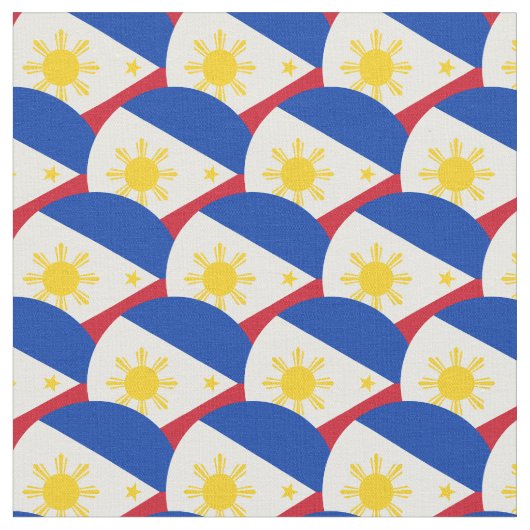 Tissu Philippine Flag & Philippines Mode textile (Fermer)