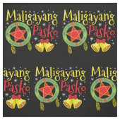Tissu Philippines Noël philippin Maligayang Pasko (Échantillon)