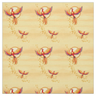 Tissu Phoenix Bird Rising 2