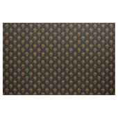 Tissu Phoenix flammé en noir (Yard)