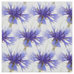 Tissu Photo de Cornflower Bleue -