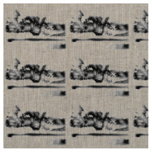 Tissu Photographie d'hippopotame Art abstrait de la faun