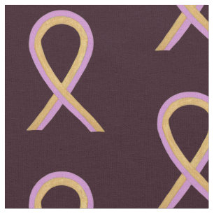 Tissu Phyllodes Tumor Rose & Or Cancer Ribbon Fabric