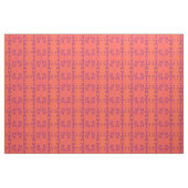Tissu Pictographie du lac Devils en Orange (Yard)