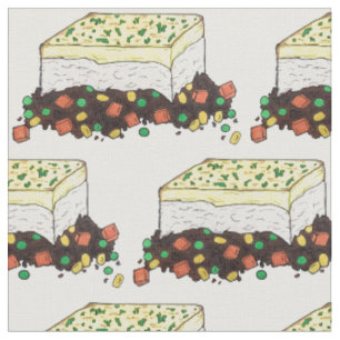 Tissu Pie de viande de berger Anglais Anglais Anglais
