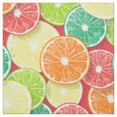 Tissu Pièces de fruits d'agrumes pop art 2 (Échantillon)