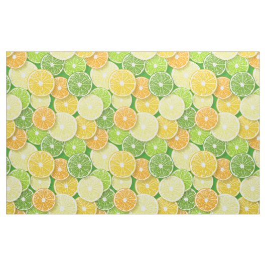 Tissu Pièces de fruits d'agrumes pop art 3 (Fat Quarter)