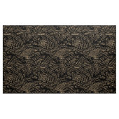 Tissu Pièces de musique or POMV (Yard)