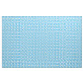 Tissu Pièces de Puzzle Bleu Clair et Blanc (Yard)