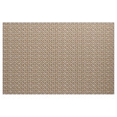 Tissu Pièces de puzzle marron et blanc (Yard)