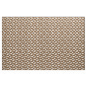 Tissu Pièces de puzzle marron et blanc (Fat Quarter)