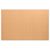 Tissu Pièces de puzzle orange et blanc (Yard)