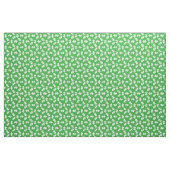 Tissu Pièces de Puzzle Vertes et Blanches (Fat Quarter)