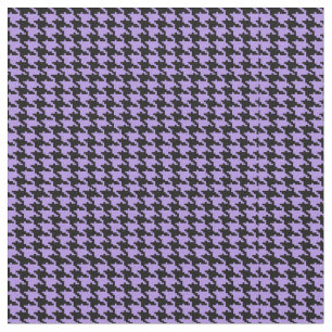 Tissu Pied-de-poule pourpre et noir vintage
