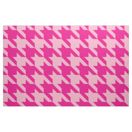 Tissu Pied-de-poule rose classique (Fat Quarter)