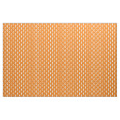 Tissu Pieds de pied Empreintes Orange Blanc (Yard)