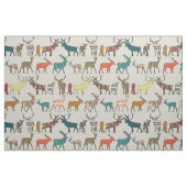 Tissu pierre modelée de cerfs communs (Fat Quarter)