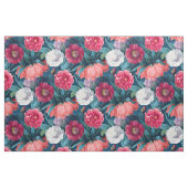 Tissu Pierre rouge, rose et blanche et fleurs de lys (Fat Quarter)