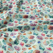 Tissu Pierres d'aquarelle chic Boho