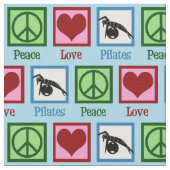 Tissu Pilates Peace Love (Fermer)