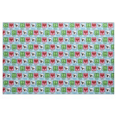 Tissu Pilates Peace Love (Fat Quarter)