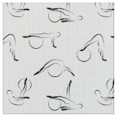 Tissu Pilates pose motif (Fermer)