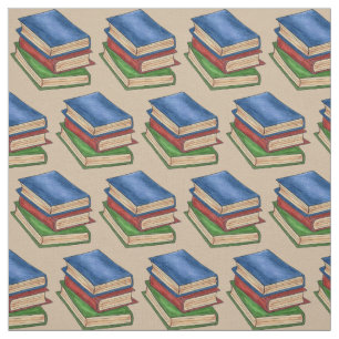Tissu Pile de livres de bibliothèque Lecture Professeur