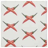 Tissu Piments piment chauds rouges (Échantillon)