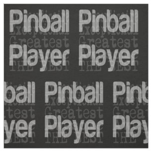Tissu Pinball Player Extraordinaire