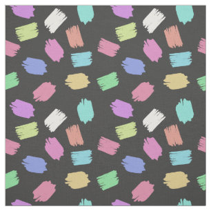 Tissu Pinceau de peinture contours, pinceaux colorés