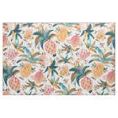 Tissu PINEAPPLE DANSE Ananas rose Aquarelle (Fat Quarter)