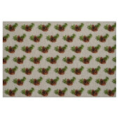 Tissu Pinecones rustique et branches (Fat Quarter)