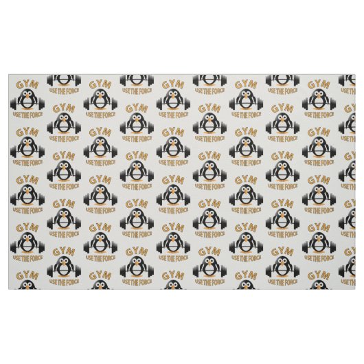 Tissu Pingouin avec cloche (Fat Quarter)
