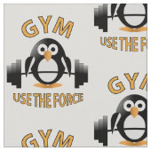 Tissu Pingouin avec cloche (Détail)