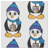 Tissu Pingouin avec Dreidel chez Hanoukka (fermé)