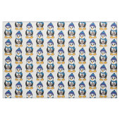 Tissu Pingouin avec Dreidel chez Hanoukka (Fat Quarter)
