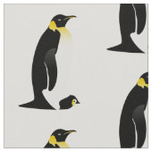 Tissu Pingouin avec son bébé (Détail)