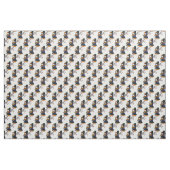 Tissu Pingouin drôle jouant l'original d'art de (Yard)