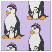 Tissu Pingouin et poussin (fermé)