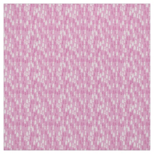 Tissu Pink Christmas Tree Forêt délice (Échantillon)