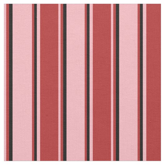 Tissu Pink clair, rouge et noir (Fermer)